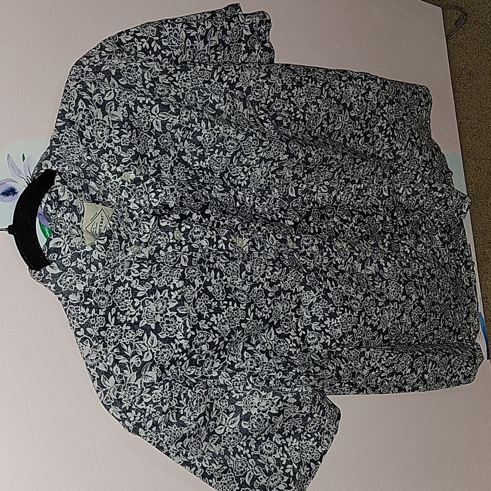 Mens Floral Button down